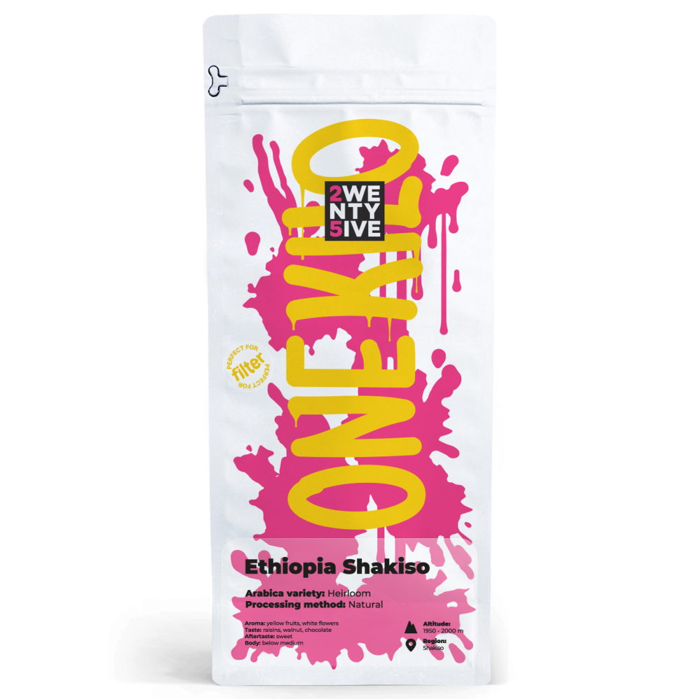 Arabica Coffee Beans Ethiopia Shakiso 1kg