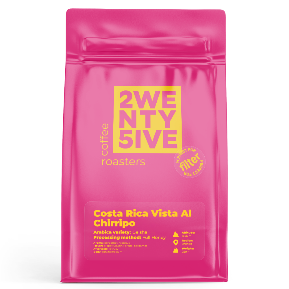 Arabica Coffee Beans Costa Rica Vista al Chirripó 250g