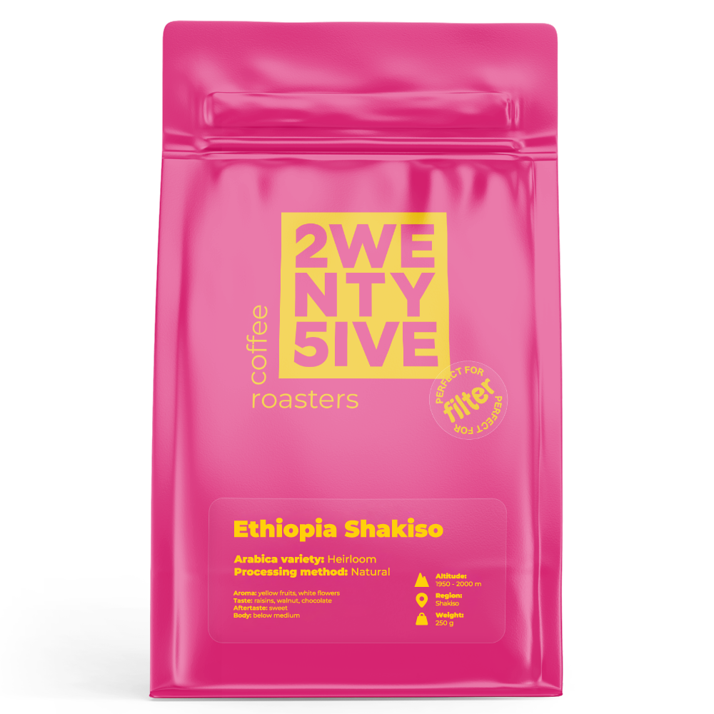 Arabica Coffee Beans Ethiopia Shakiso 250g