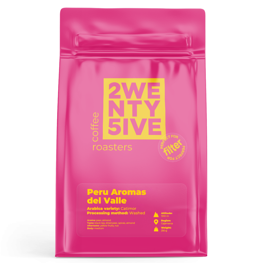 Arabica Coffee Beans Peru Aromas del Valle 250g