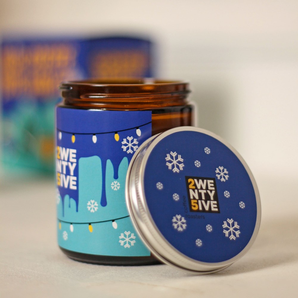 Novoroční svíčka "Karamelový popcorn"