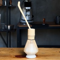 Matcha Set Whisk Chasen + Scoop Chasaku (bamboo)