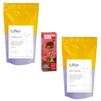 Combo Commercial: Honduras HG EP + Brazil Mogiana + Bob Snail natural candies in chocolate