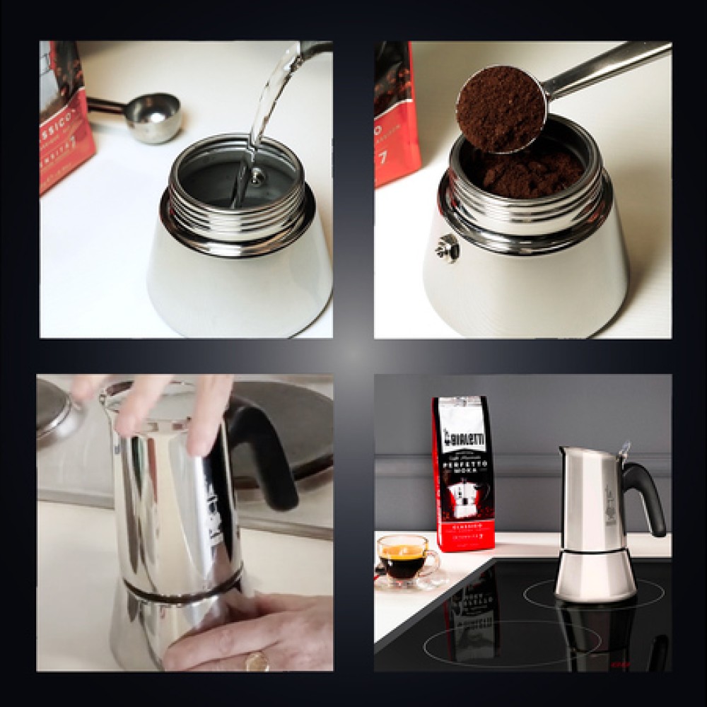 Bialetti New Venus 4tz — Moka Pot for 4 Espresso Cups