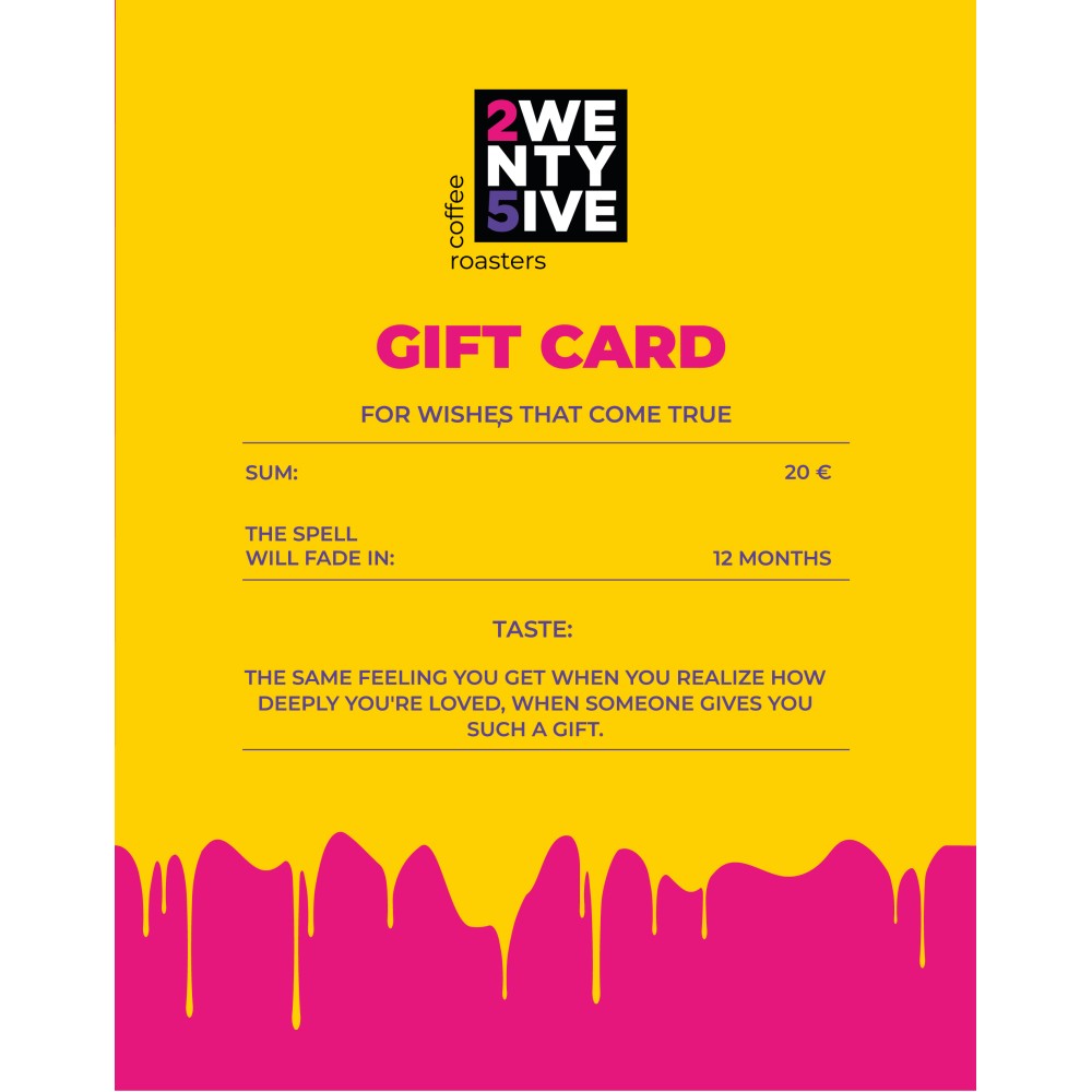 Dárkový certifikát 20€