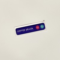 3D nálepka "Coffee Dealer"